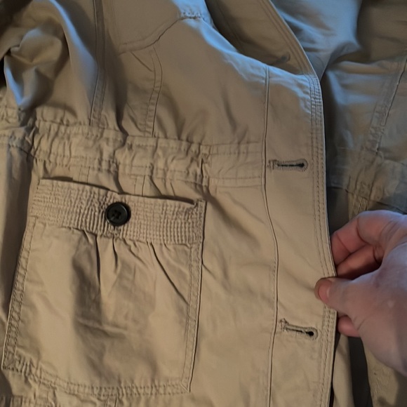 St. John’s Bay Khaki Detailed Jacket Size XL - Picture 5 of 9